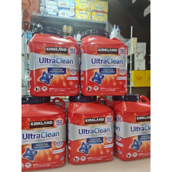 Viên giặt xả quần áo Ultra Clean Kirkland USD 152 viên
