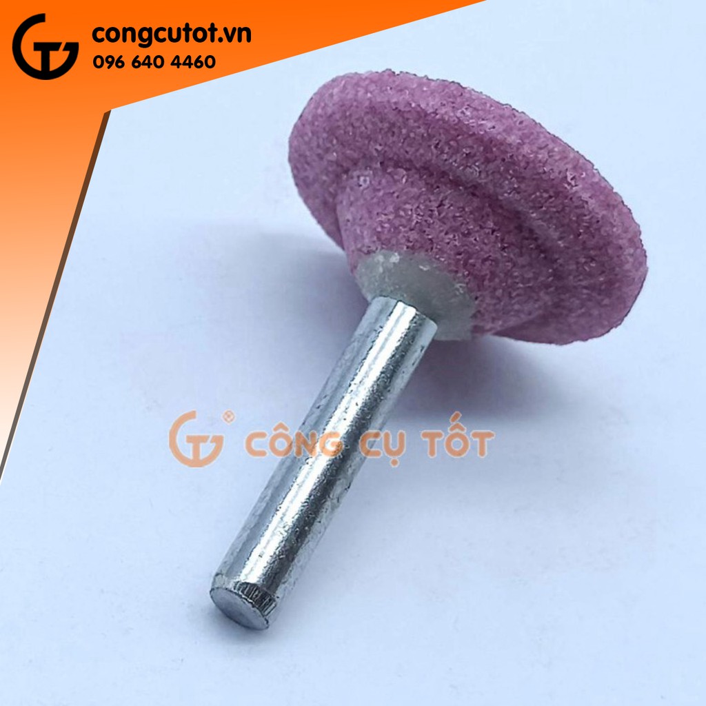 Đầu đá mài hình đĩa T vát cạnh cốt 6ly dày 10mm