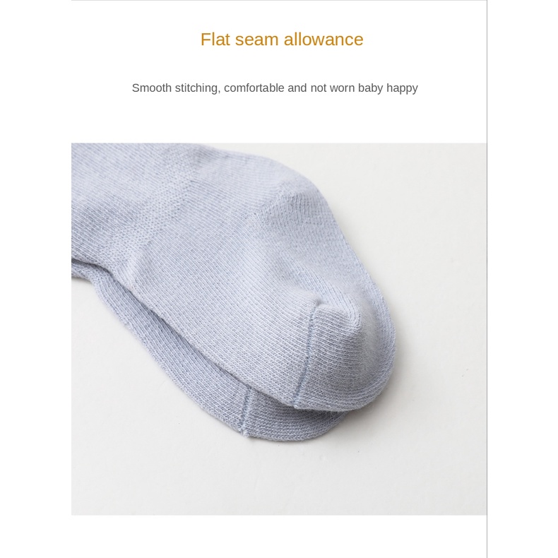 Vớ Cotton Dài Qua Gối Chống Muỗi Họa Tiết Hoạt Hình Cho Bé Sơ Sinh