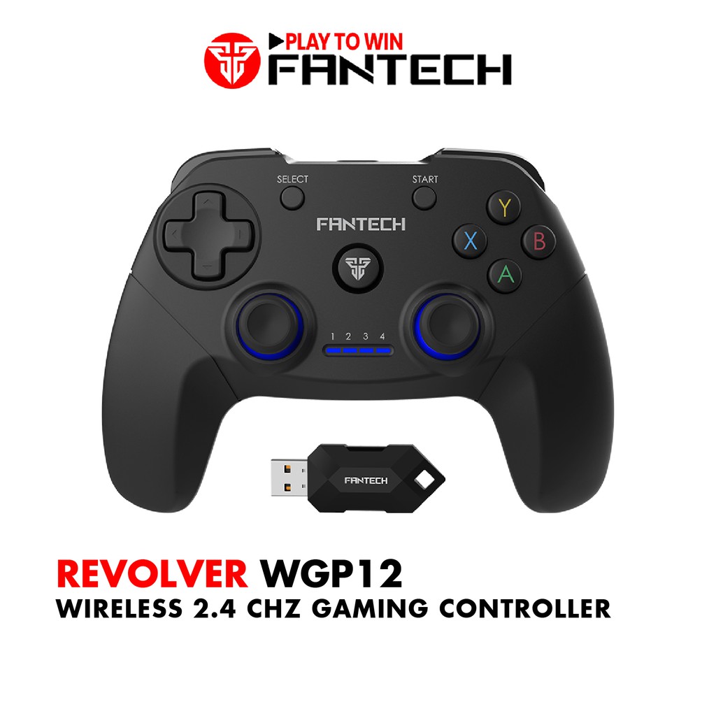 Tay Cầm Chơi Game Không Dây Fantech WGP12 REVOLVER Dùng Được Cho PC,Console, Smart TV... 4 Chế Độ Cho Từng Thể Loại Game | BigBuy360 - bigbuy360.vn