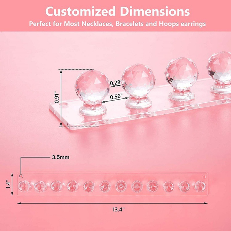 Flgo Giá Đỡ Trong Suốt Treo Vòng cổ Vòng Tay