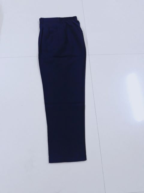 Quần Tây học sinh nam form rộng 2ly lưng thun - xanh đen | BigBuy360 - bigbuy360.vn