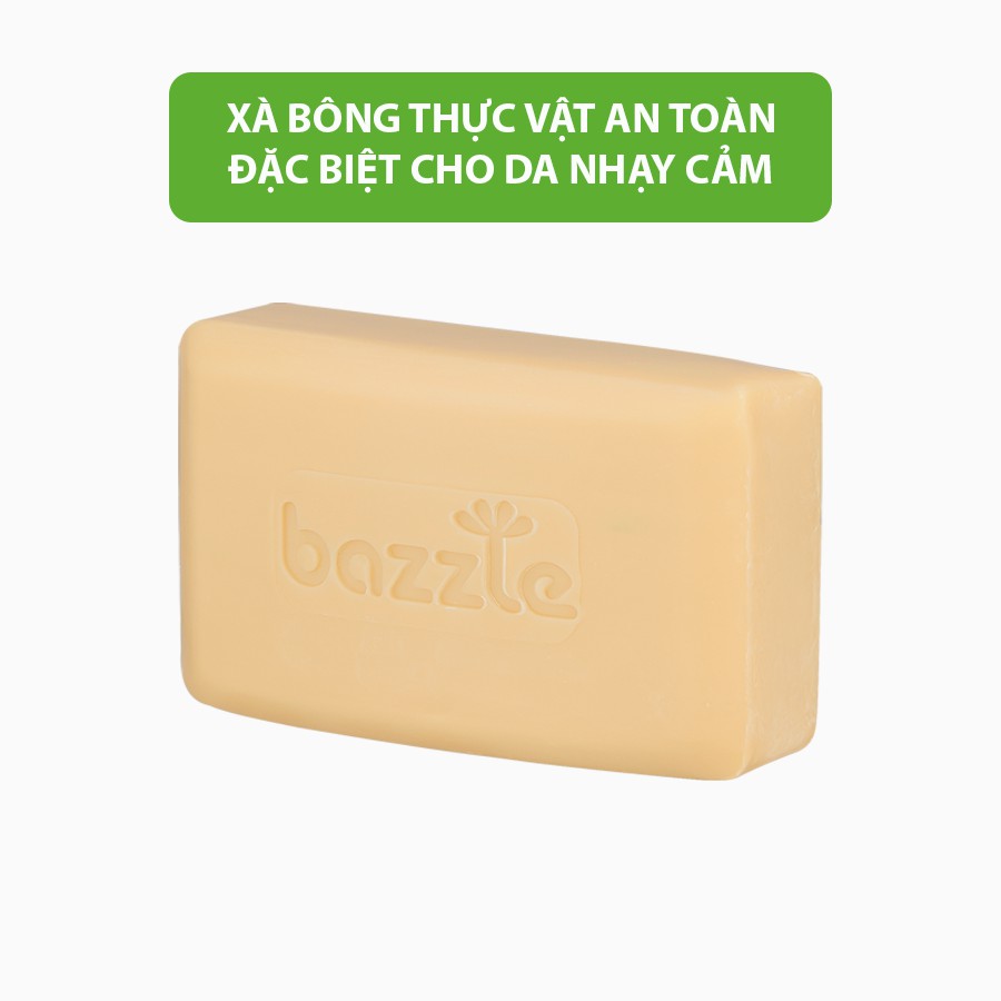 Xà phòng thực vật MẬT ONG HẠT DẺ Bazzle Hàn Quốc xà bông thảo dược làm sạch bã nhờn dưỡng ẩm cho da sáng mịn màng