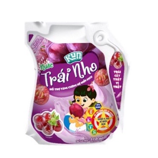 Sữa kun túi 110ml, 4 vị