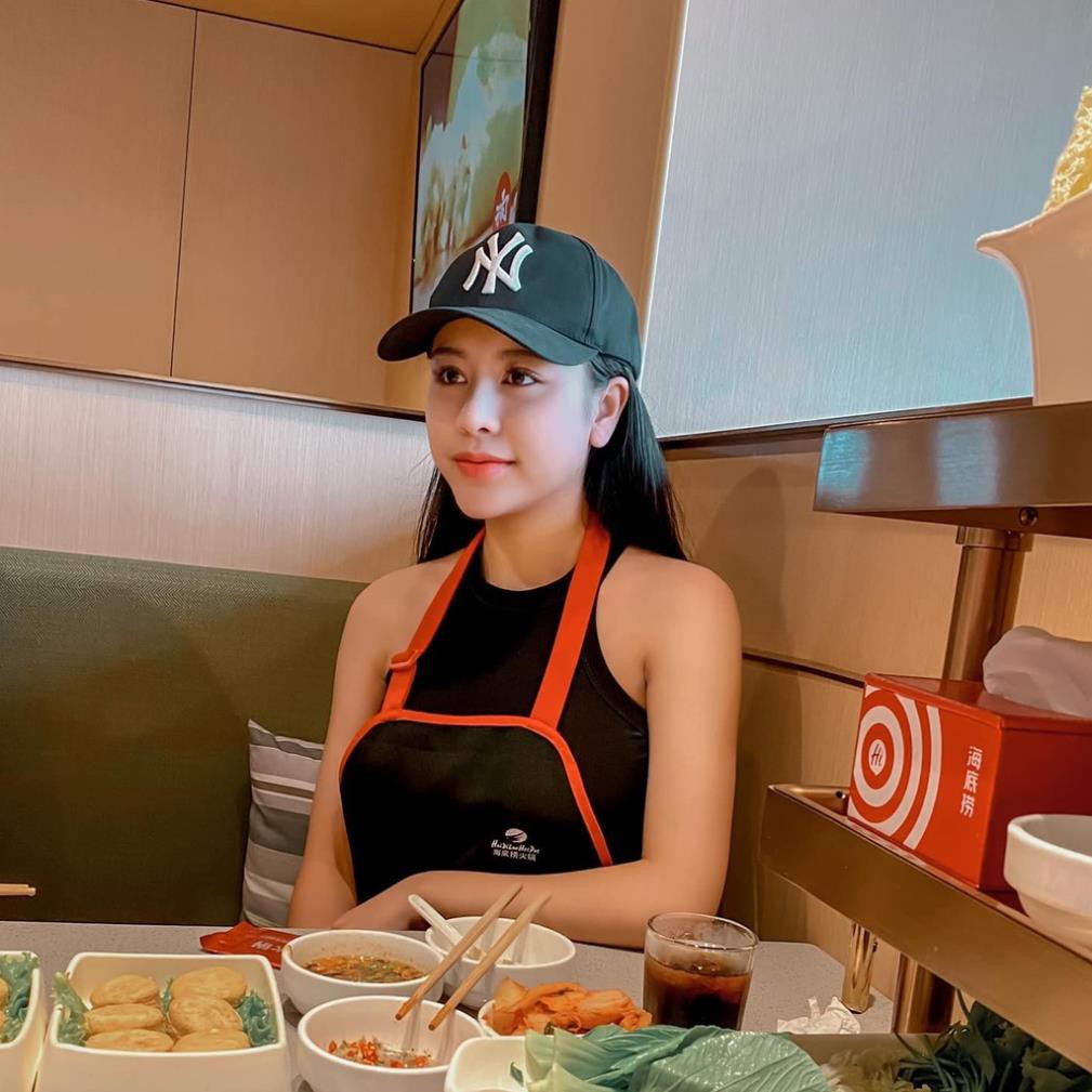 Mũ lưỡi trai NY màu đen logo thêu chỉ vàng cá tính dành cho cả nam và nữ full hộp để làm quà tặng