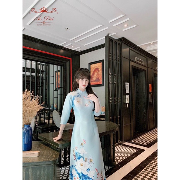 ❤ Áo dài tapta in 3d chuẩn xịn xinh hàng thiết kế cao cấp đẹp giá rẻ | BigBuy360 - bigbuy360.vn