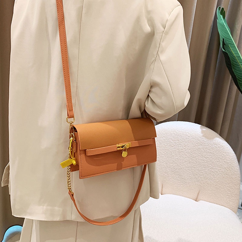 Túi đeo vai IELGY dáng vuông nhỏ thời trang cao cấp cho nữ