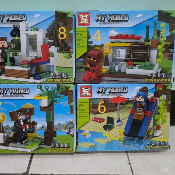 Mô Hình Đồ Chơi Lắp Ráp Lego Minecraft Mini