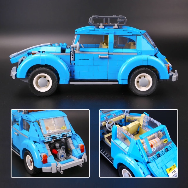 Đồ chơi lắp ráp 71003 21003 Xe du lịch màu xanh nước biển - Xếp hình thông minh