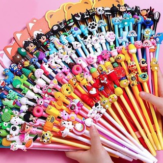 Bút Bi Nước Siêu Cute Kiểu Dáng Hoạt Hình Dễ Thương, bút bi hoạt hình bút gel