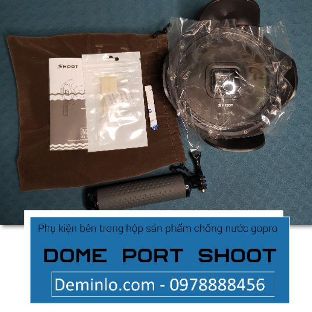 Vỏ hộp chống nước cho gopro chụp hình quay clip sáng tạo