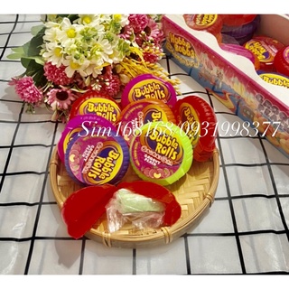 KẸO GUM Bubble Rolls -kẹo gum cuộn hương trái cây