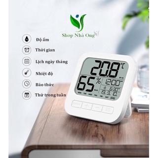 Nhiệt ẩm kế điện tử - nhiệt kế đo nhiệt độ và độ ẩm phòng ngủ cho bé