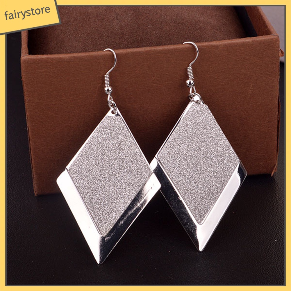 Khuyên tai kiểu dáng hình học thòi trang cho nữ