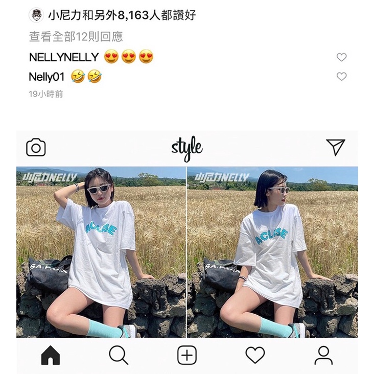 Áo phông nelly heybig sale (có sẵn) 19 aclise