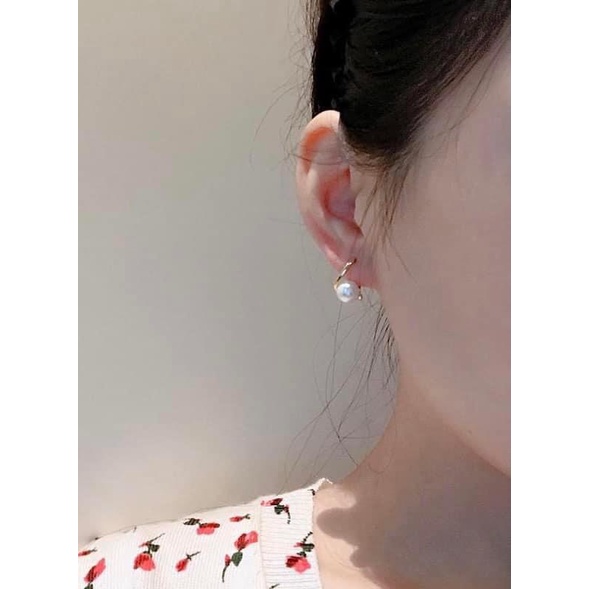 Bông tai nữ bạc thật kiểu dáng mới trẻ trung, xinh đẹp - Kho sỉ bạc Nhất Linh