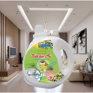 Nước lau sàn nhà tinh dầu xả 3300ml, thơm sạch sàn nhà, xua đuổi côn trùng, muỗi, dám