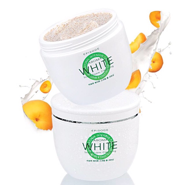 Sữa Tắm Cát Trắng Aroma White Scrub Foam - Thẩm Mỹ Huyền Trang