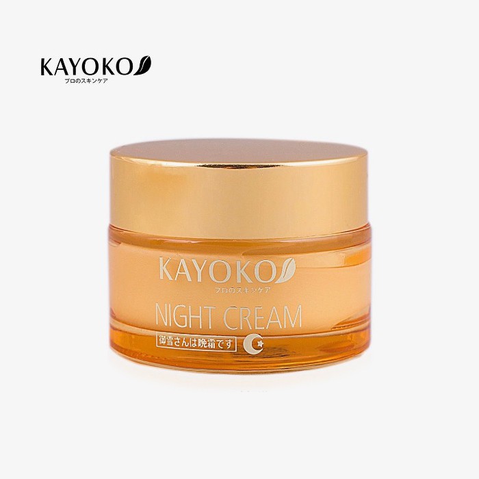 Kem làm trắng da kayoko, sạch nám ban đêm Kayoko Vàng (Night Cream), kem kayoko vàng