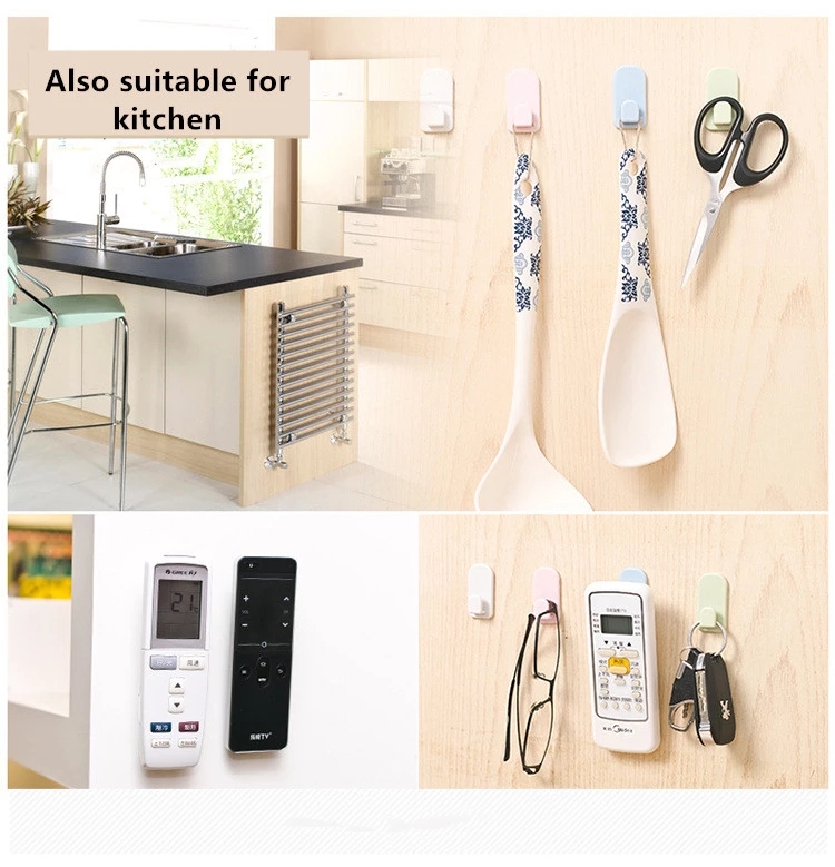 Set 2 Móc Dán Tường Treo Điều Khiển Từ Xa Đa Năng