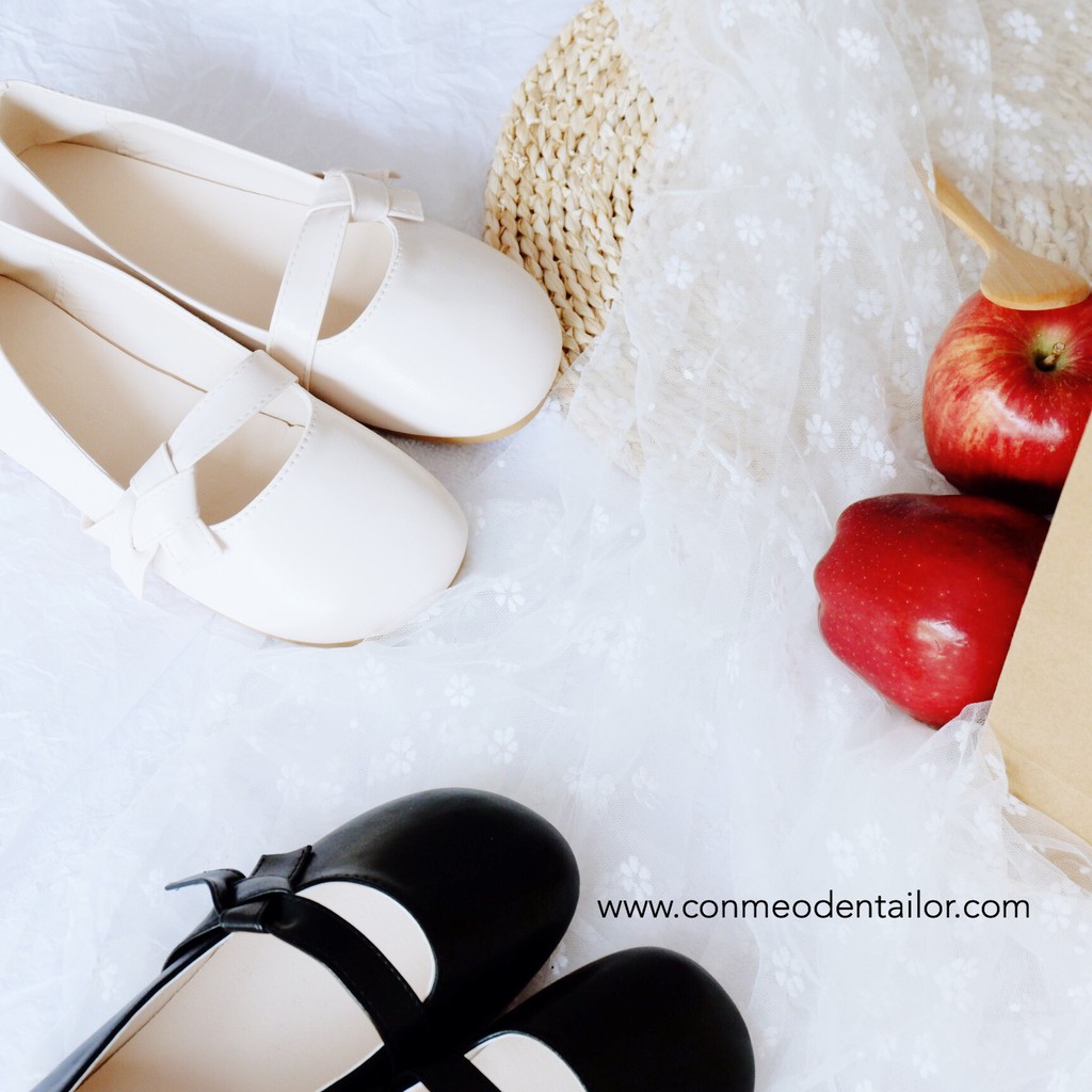 CONMEODENTAILOR Giày búp bê mũi tròn JULIA - BẢO HÀNH 1 THÁNG | BigBuy360 - bigbuy360.vn