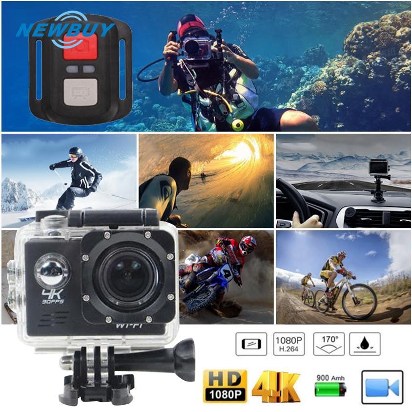 Máy quay thể thao chống nước 2.0" 4K 1080P