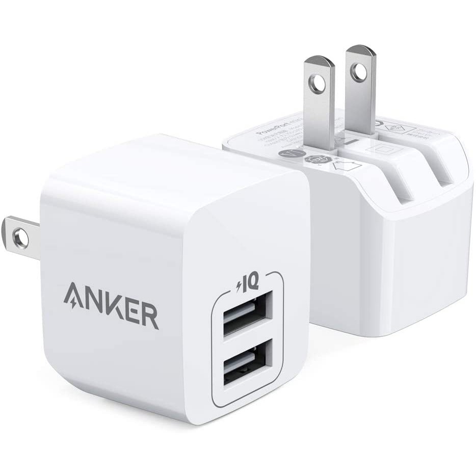 [2 cổng USB] Cốc sạc 12W Anker A2620
