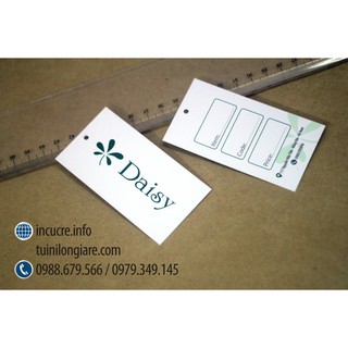 1000 Tag mác quần áo 4,5 x 9 cm