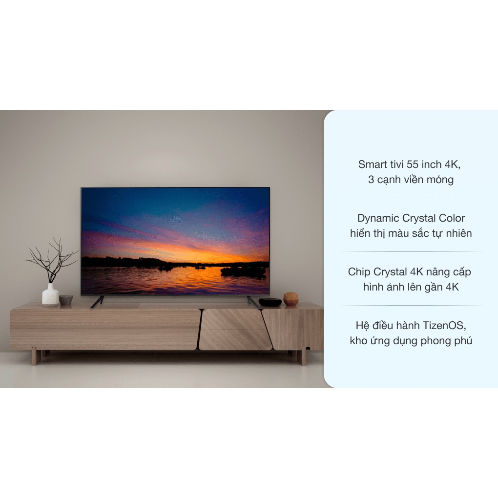 Smart Tivi Samsung 4K 55 inch UA55AU7200 Mới 2021 (GIÁ LIÊN HỆ) - GIAO HÀNG MIỄN PHÍ  TP.HCM | BigBuy360 - bigbuy360.vn