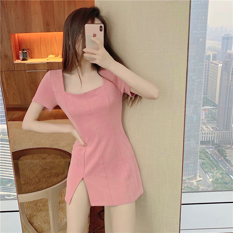 Đầm Ngắn 150cm 145 Siêu Ngắn Siêu Ngắn Thời Trang Mùa Hè Cho Nữ XS