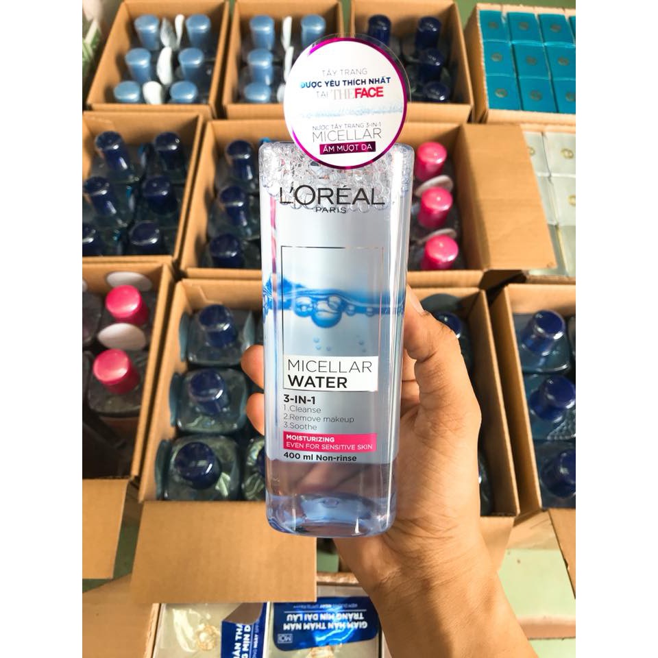 (400ml) Nước Tẩy Trang L'Oreal Paris Micellar Water Chính Hãng Công Ty | BigBuy360 - bigbuy360.vn