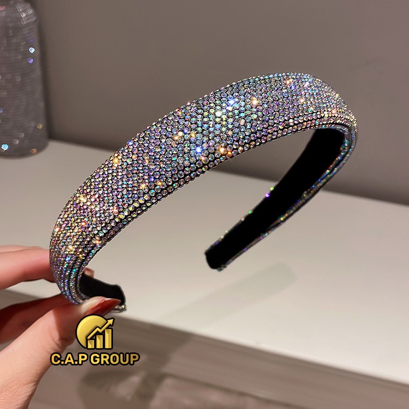 Bờm tóc đính đá Hàn Quốc lấp lánh Bling Bling Cute dễ thương - 0III9i