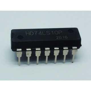 Hd74ls10p / ic số 7410 / dip-14 / 3-input nand gates / linh kiện điện tử