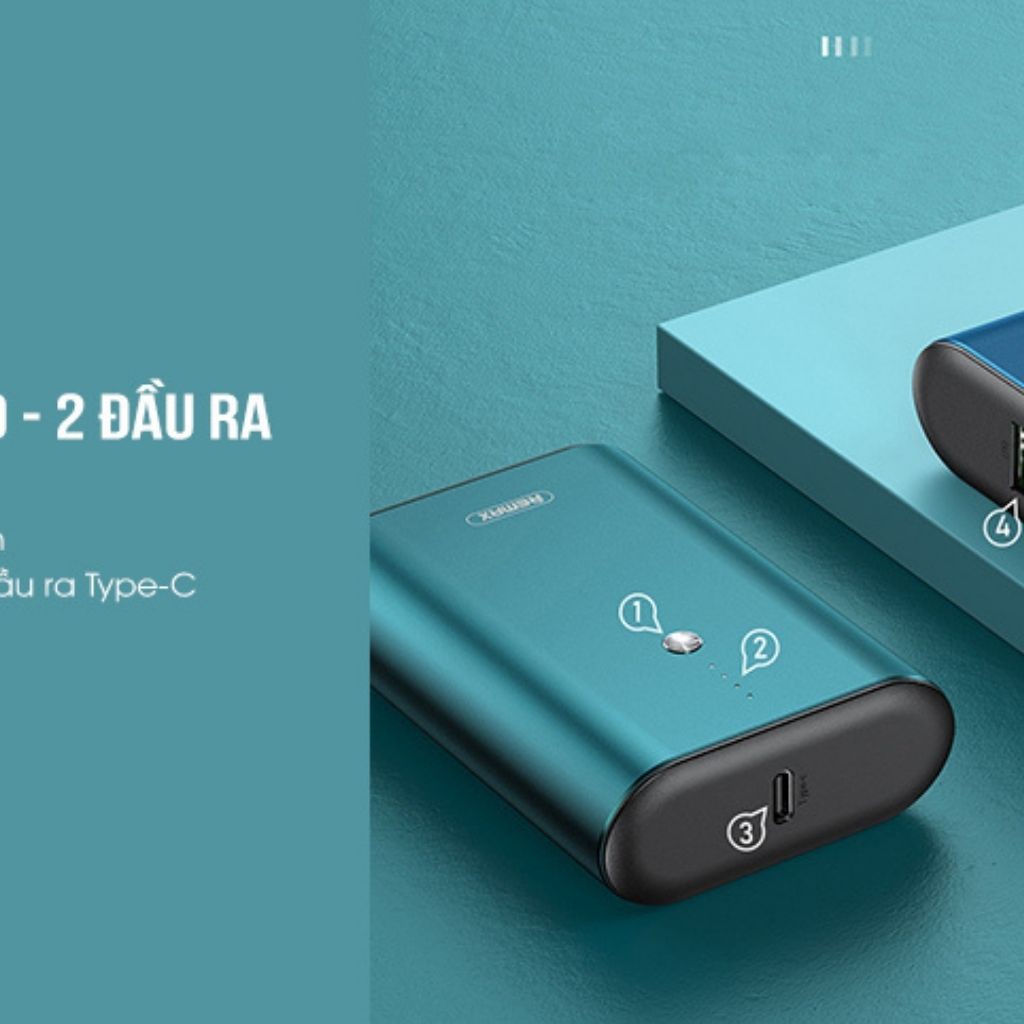 Sạc Dự Phòng  Free Ship  Pin Dự Phòng Mini 9000mAh 22.5W Remax RPP-182