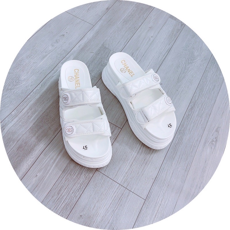 BÁN SỈ-  Dép hai quai bánh mỳ 6cm trẻ trung hàng Quảng Châu có ảnh thật