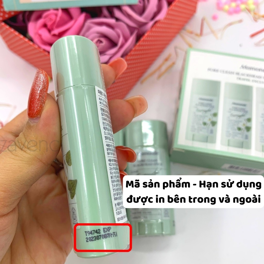 Thanh lăn mụn đầu đen MAMONDE Tẩy Da Chết Pore Clean Blackhead Stick Giúp Se Khít Lỗ Chân Lông Kiềm Dầu (18g)