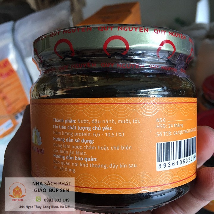 Nước tương Tamari Tỏi Quy Nguyên 320gr