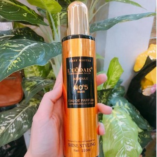 Xịt dưỡng tóc No5 Luodais, Xịt dưỡng tóc mùi hương nước hoa No5 L'UÔDAIS
