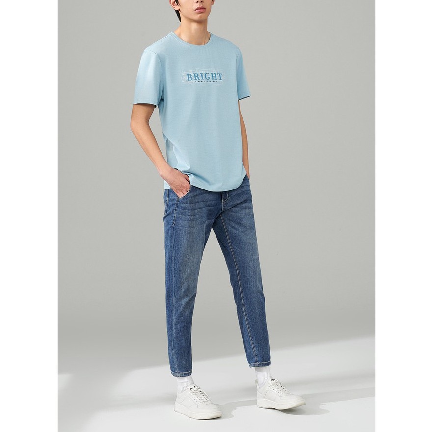 Áo Thun Nam Tay Ngắn HLA Classic Round Neck Pullover Short Sleeve T-shirt