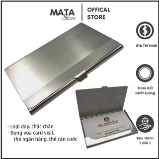 Hộp đựng name card (card visit) N1 N2 N3 N4 N5 N6 phong cách hiện đại chất liệu kim loại sang trọng khắc tên Matastore