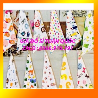 Yếm cotton 2 lớp có khuy bấm cho bé