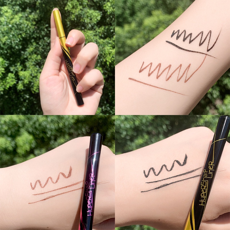 Bút Kẻ Mắt Dạng Lỏng Đầu Xốp Mềm Mịn Không Thấm Nước Chống Nhòe Cho Người Mới Bắt Đầu