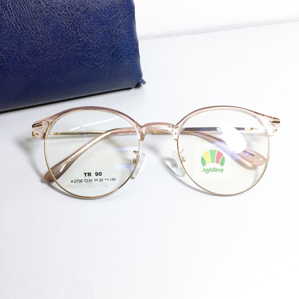 Gọng Kính Cận Hàn Quốc Tròn thời trang