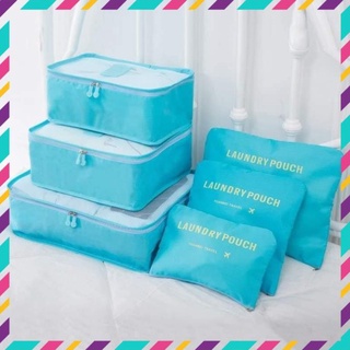 Set 6 túi đựng đồ đi du lịch xếp vali siêu gọn gàng