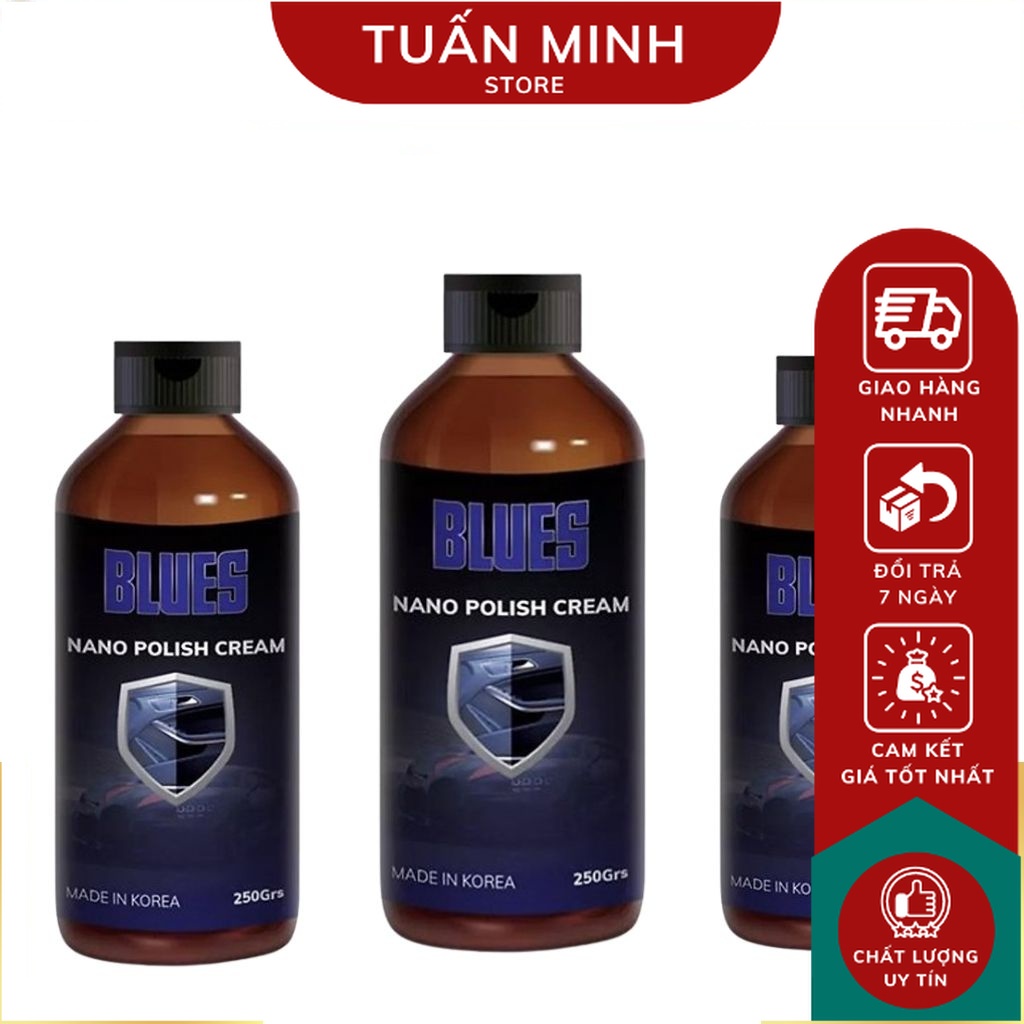 Dụng Dịch Phục Hồi Phủ Bóng Nhựa Nhám Ghế Da Tablo, Dung Dịch Blues Nano Korea Đánh Bóng Da Dành Cho Ô Tô