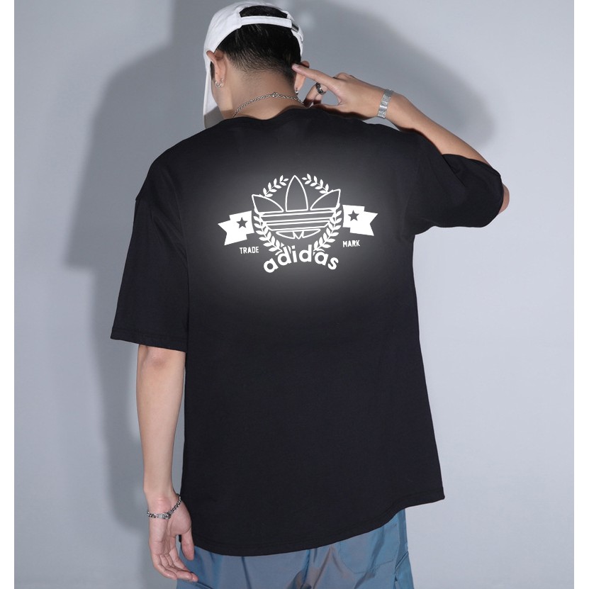 Áo phông phản quang bạc das unisex form rộng