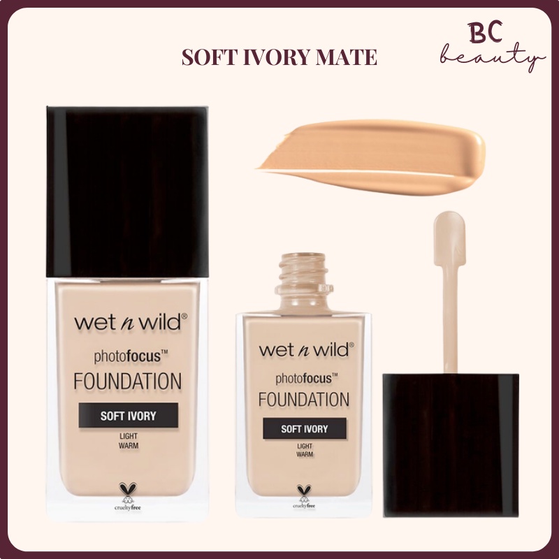 [CAM KẾT CHÍNH HÃNG] Kem nền Wet N Wild Photo Focus Foundation (MATTE&DEWY) cho lớp nền tự nhiên, lâu trôi