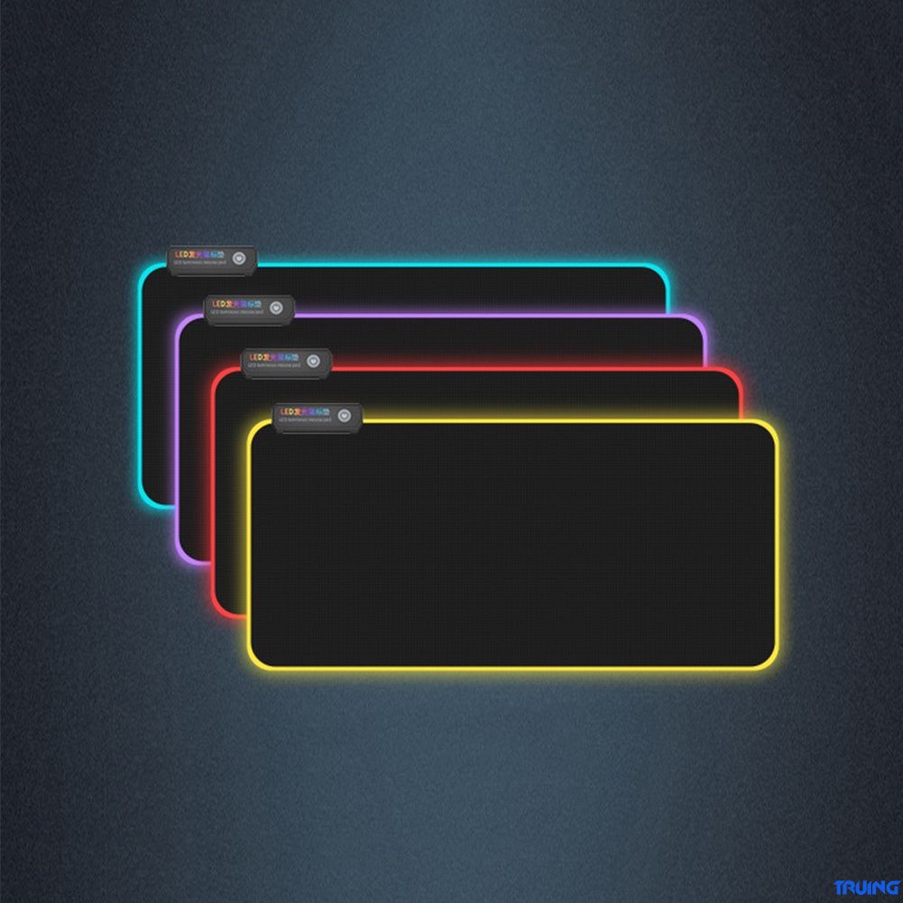 Siêu lớn Mousepad ánh sáng-Phát ra bàn phím Pad Chuột chơi game pad bảy màu RGB đèn LED TR