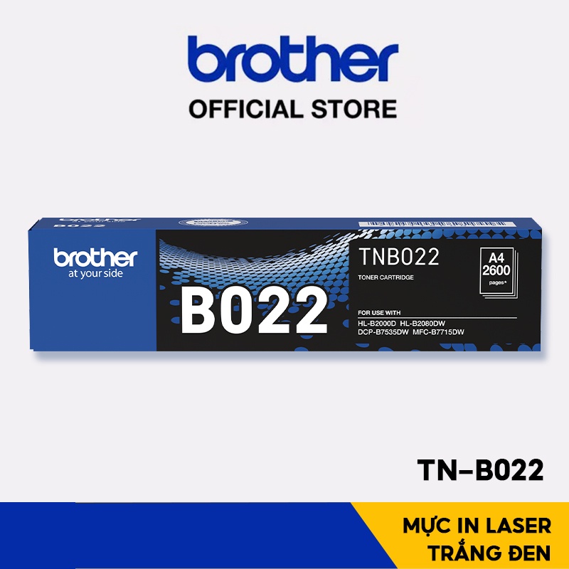 Mực in laser trắng đen Brother TN-B022 cho máy in HL-B series