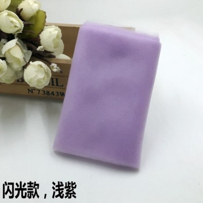 Cuộn Dây Ruy Băng Vải Tuyn Màu Trơn 10cm * 5m Làm Đồ Thủ Công Diy